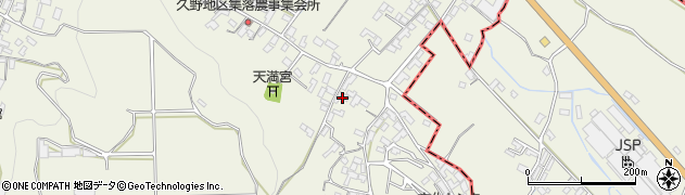 熊本県山鹿市鹿央町千田1621周辺の地図