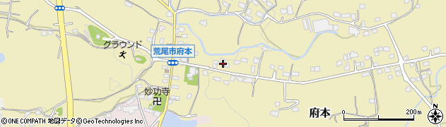 熊本県荒尾市府本348周辺の地図