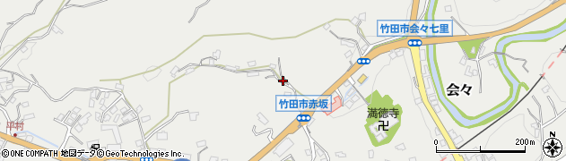 大分県竹田市会々2909-1周辺の地図