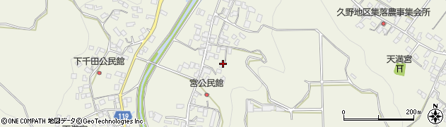 熊本県山鹿市鹿央町千田866周辺の地図