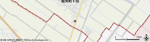 熊本県山鹿市鹿央町千田1888周辺の地図