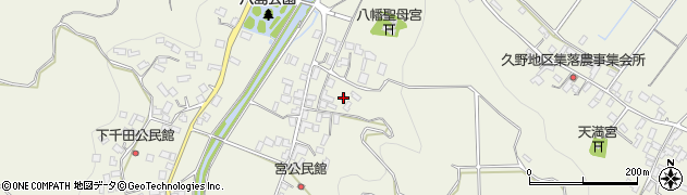 熊本県山鹿市鹿央町千田652周辺の地図