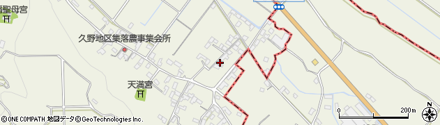 熊本県山鹿市鹿央町千田1631周辺の地図