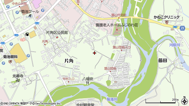 〒861-1307 熊本県菊池市片角の地図