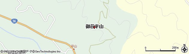 愛媛県愛南町（南宇和郡）御荘平山周辺の地図