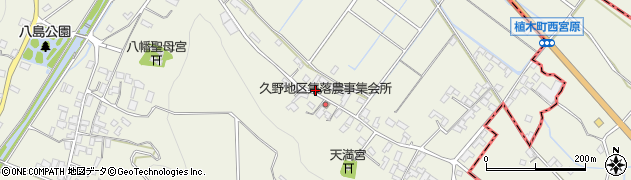 熊本県山鹿市鹿央町千田354周辺の地図