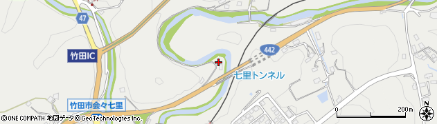 大分県竹田市会々890-4周辺の地図