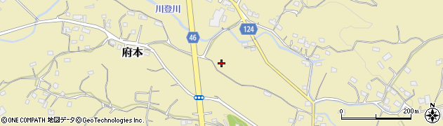熊本県荒尾市府本周辺の地図