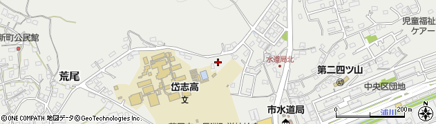 熊本県荒尾市荒尾周辺の地図