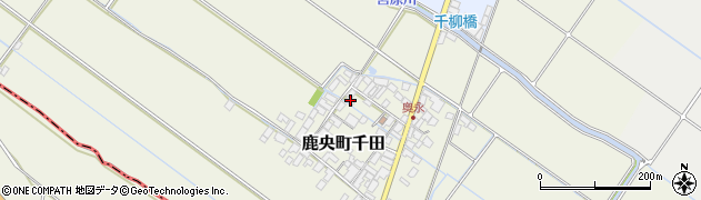 熊本県山鹿市鹿央町千田2187周辺の地図