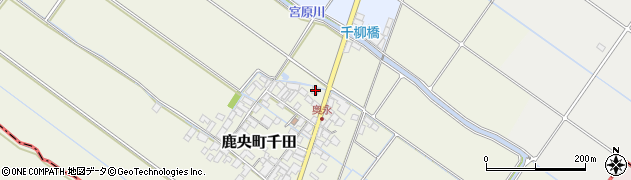 熊本県山鹿市鹿央町千田2277周辺の地図