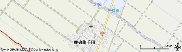 熊本県山鹿市鹿央町千田2169周辺の地図