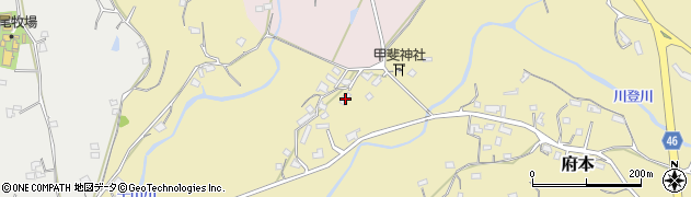 熊本県荒尾市府本814周辺の地図