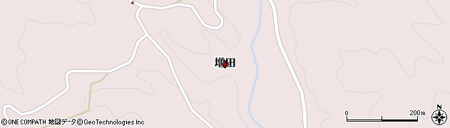 愛媛県愛南町（南宇和郡）増田周辺の地図