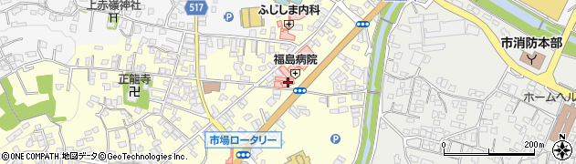 福島病院指定通所リハビリテーション室周辺の地図