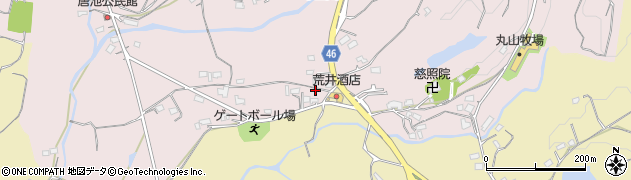 熊本県荒尾市平山2386周辺の地図