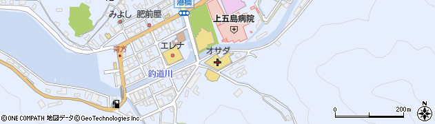 キャンドゥＯＳＡＤＡ上五島店周辺の地図