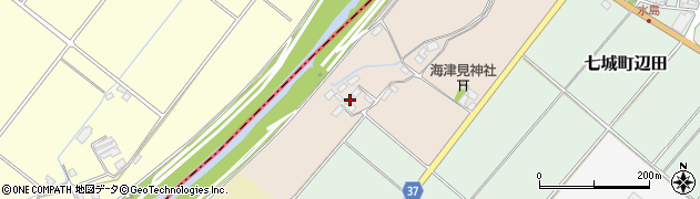 熊本県菊池市七城町台143周辺の地図
