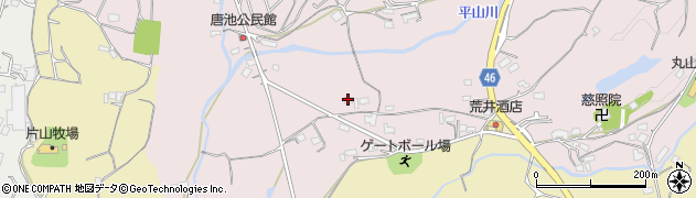 熊本県荒尾市平山2412周辺の地図