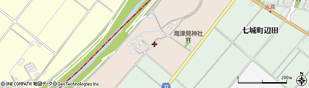 熊本県菊池市七城町台134周辺の地図