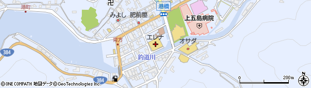 エレナＦＣ上五島店周辺の地図