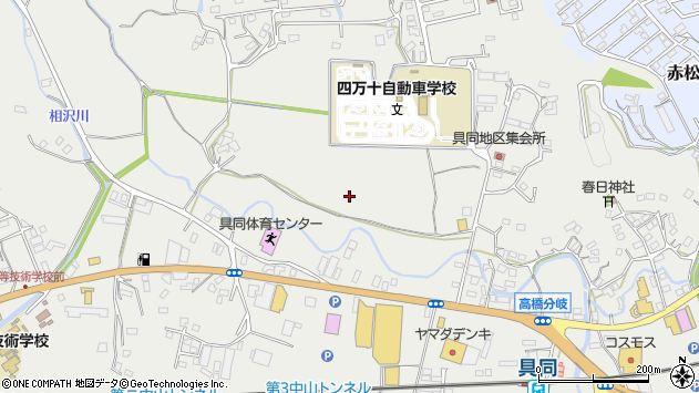 〒787-0019 高知県四万十市具同の地図