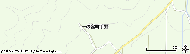 熊本県阿蘇市一の宮町手野周辺の地図