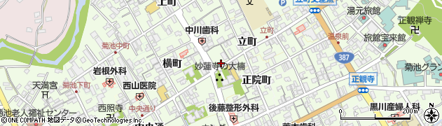 寺前周辺の地図