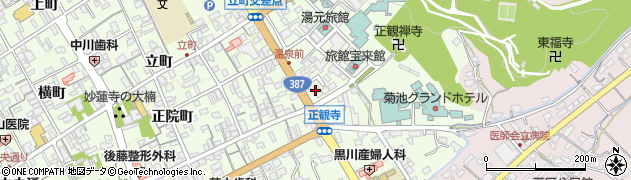 株式会社お菓子の香梅　菊池店周辺の地図