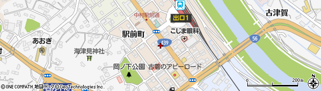 高知県四万十市駅前町周辺の地図