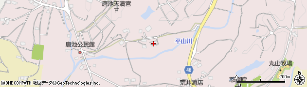 熊本県荒尾市平山2444周辺の地図