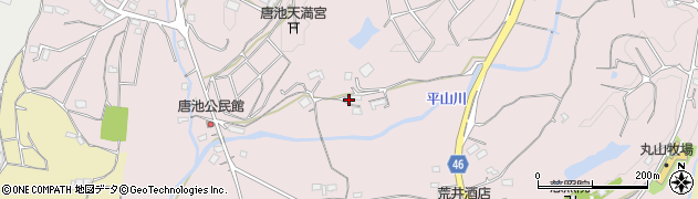 熊本県荒尾市平山2445周辺の地図