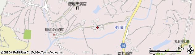 熊本県荒尾市平山2446周辺の地図