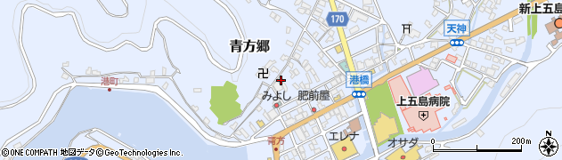 長崎県南松浦郡新上五島町青方郷1119周辺の地図