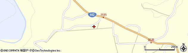大分県竹田市米納570周辺の地図