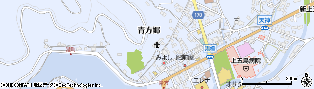 長崎県南松浦郡新上五島町青方郷1116周辺の地図