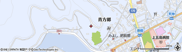 長崎県南松浦郡新上五島町青方郷1071周辺の地図