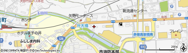 有限会社神山クリーニング　バイパス店周辺の地図