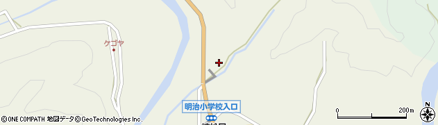 大分県佐伯市弥生大字大坂本1233周辺の地図