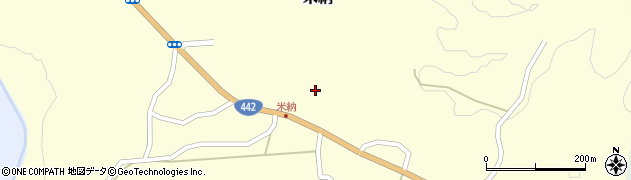 大分県竹田市米納643周辺の地図