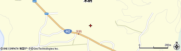 大分県竹田市米納1253周辺の地図