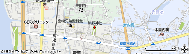 熊野神宮周辺の地図