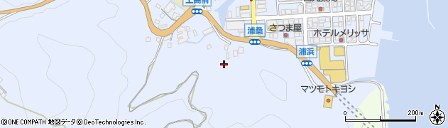 長崎県南松浦郡新上五島町浦桑郷64周辺の地図