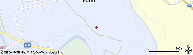 大分県竹田市下坂田437周辺の地図