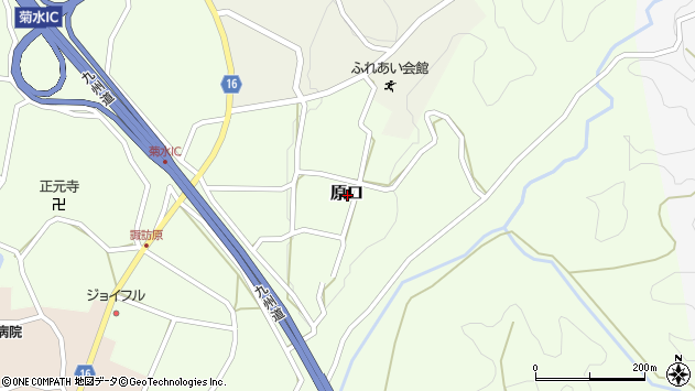 〒865-0124 熊本県玉名郡和水町原口の地図