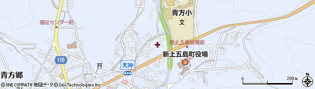 ＪＡごとう上五島周辺の地図