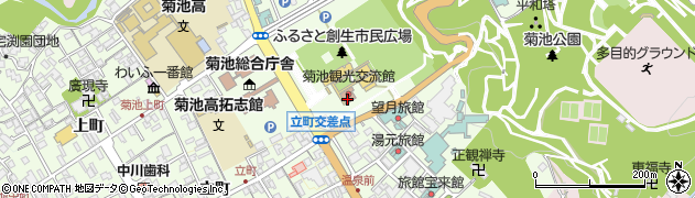 菊池観光協会周辺の地図