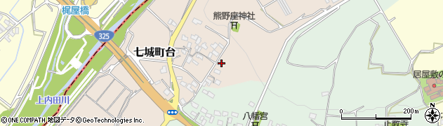 熊本県菊池市七城町台520周辺の地図