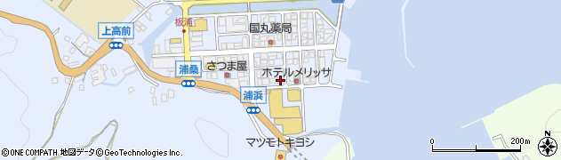 長崎県南松浦郡新上五島町浦桑郷1312周辺の地図