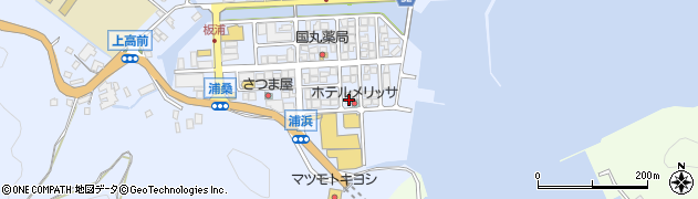 長崎県南松浦郡新上五島町浦桑郷1300周辺の地図